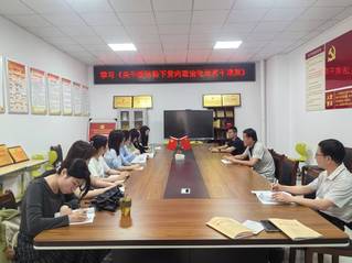 商電系黨總支學(xué)習(xí)《關(guān)于新形勢(shì)下...